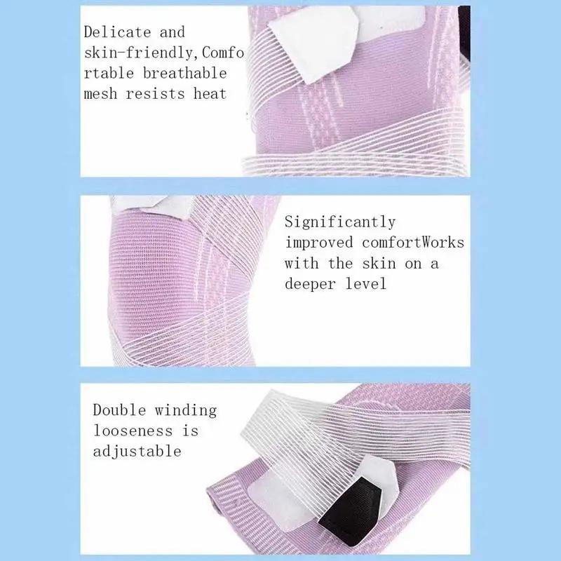 1 Stück Kompressions-Kniebandage Sportliche Kniebandage Anti-Rutsch-Riemen Nylon Atmungsaktiv Basketball Laufen Tennis Kniebandage Unterstützung