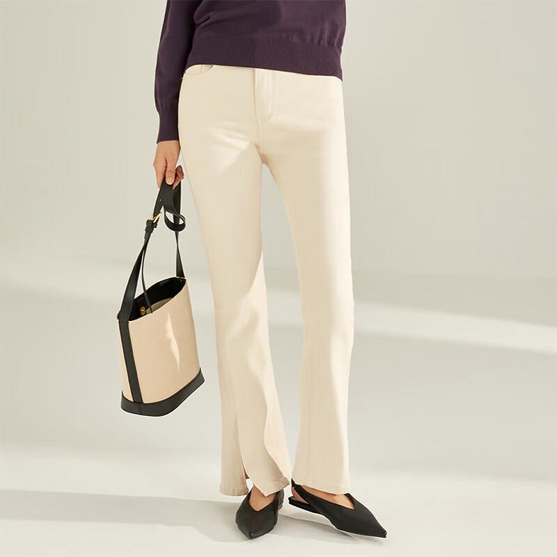 

Women s Retro Flare High-Waist Jeans L