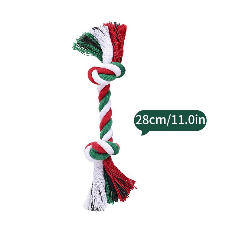 Dog Toys Puppy Cotton Chew Rope Knot Toy Durable Braided Dog Cleaning Teeth Bone Rope Dog Training Supplies Juguetes Para