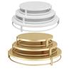 Sturdy Metal Tiered Display Stand Set Decorative Cakes Platters Set 3 Layer for Cakes Dessert Fruits Home Kitchens Use
