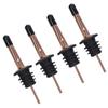 10Pcs Liquor Pourer Stainless Steel Wine Pourer Stopper Bar Tool for Bar Home Restaurants(Rose Gold