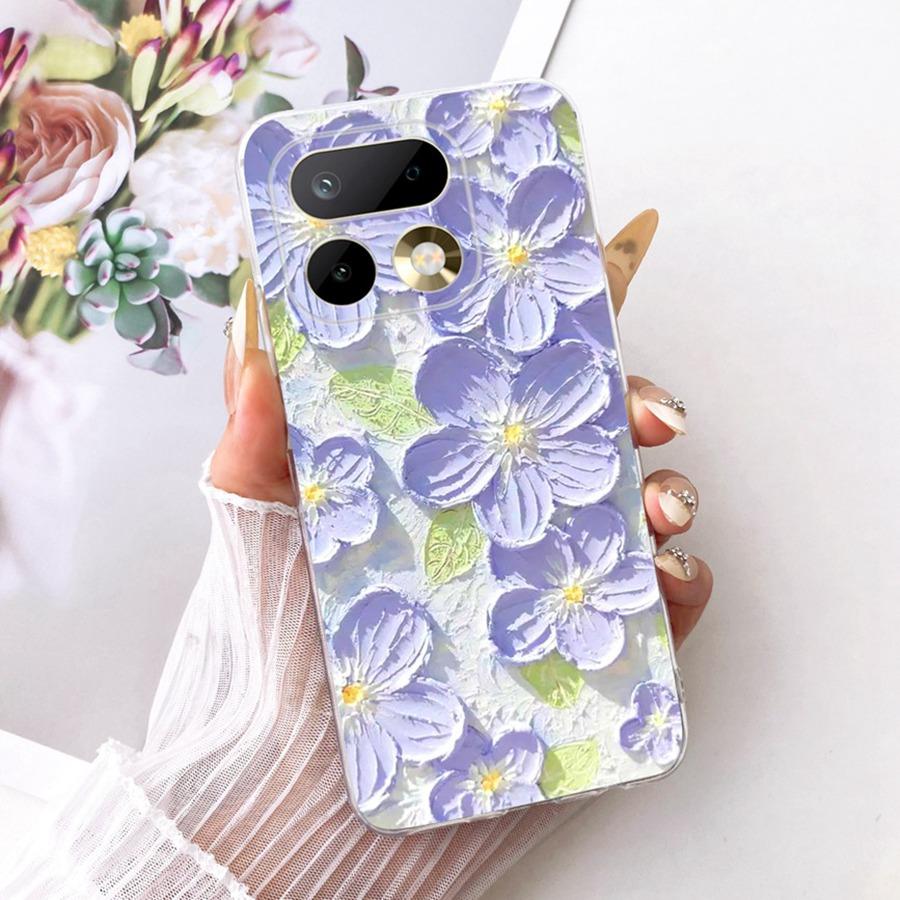For Realme 16 Pro Case Flowers Butterfly Painted Cover Soft Silicone Casing For Realme16 16Pro 16 Pro+ Plus Phone Case
