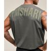 Gymshark Power Cut Off Tank Strength Green A2c9m Ecjh