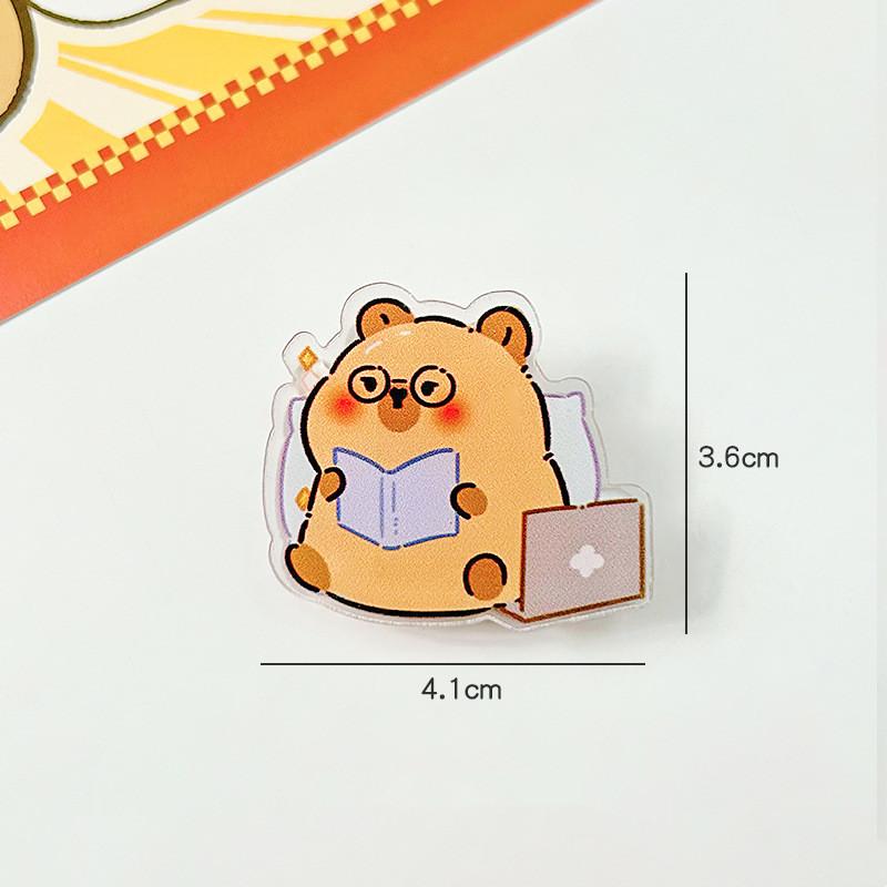 1pc Cute Flowers Multifunction Memo Clip Transparent Acrylic Kawaii Stationery Storage Clip Documents Organizer Clips