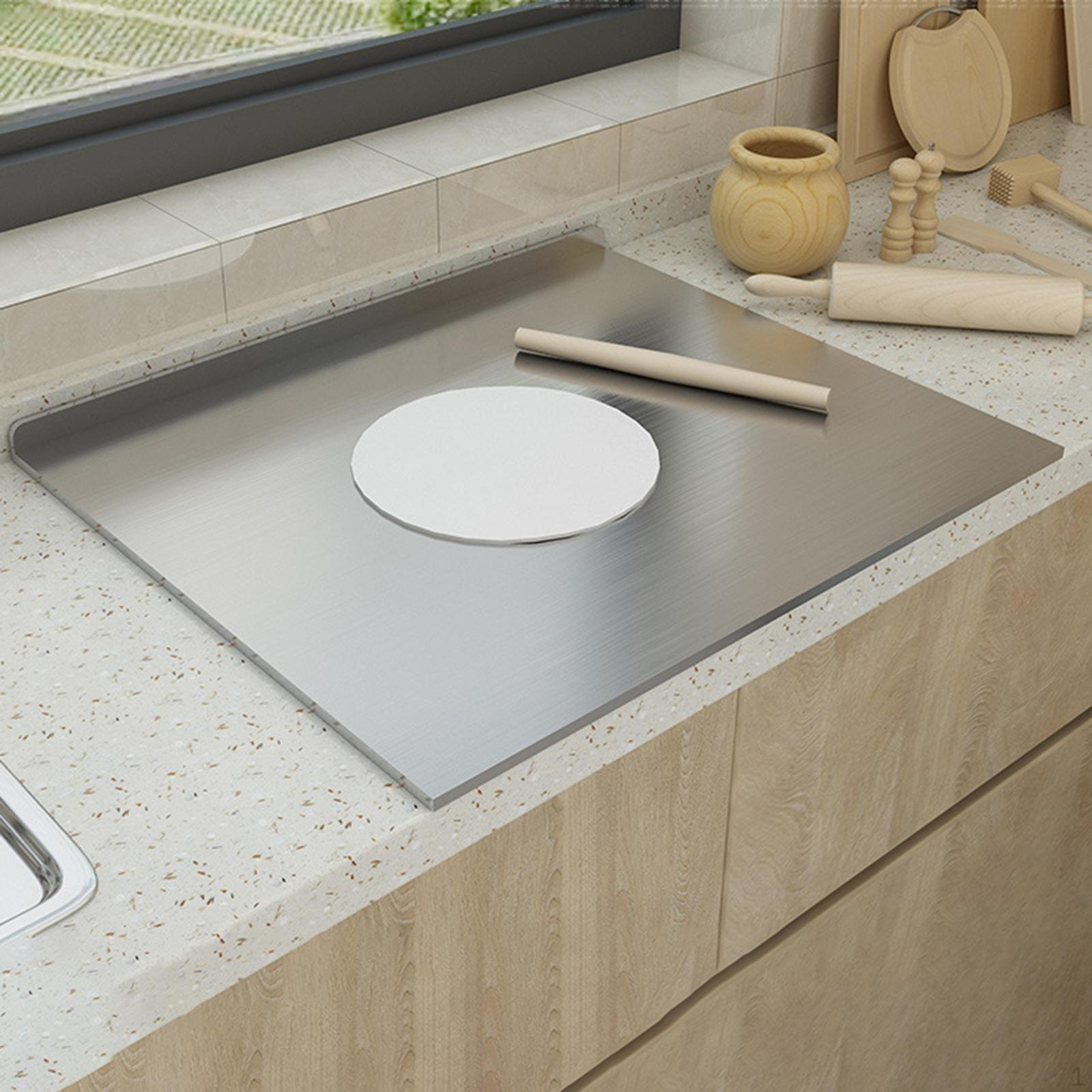 

Стальная разделочная доска для использования на кухне, легкий уход, антипригарная поверхность 40x30cm