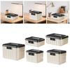 Lockable Storage Organizer Bin with Combination Lock Stackable Garage Organizer Box Privacy Container for Business Home Playroom