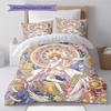 Cardcaptor Sakura Decorative Bedding Set Duvet Cover Pillowcase Soft Quilt Cover for Bedroom Home -QJY
