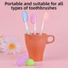 6Pcs Breathable Silicone Toothbrush Covers Reusable Toothbrush Head Cover  Travel Use