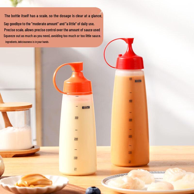 ZISIZ Food Grade Squeeze Sauce Bottle
