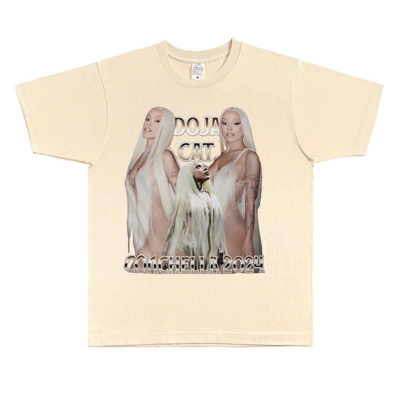 Sexy Doja Cat Graphic Print T Shirt Short Sleeve Unisex Women Hip Hop Oversized Tshirt Male Cotton Tees Unisex's Vintage Streetwear