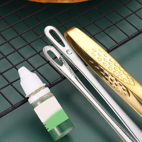 Food Tongs Food Clip Food Grade Heat-resistant No Odor Anti-deformed Smooth Edge Stainless Comfortable Grip Anti-slip