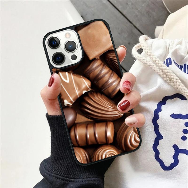 Chocolate Bar Phone Case For iPhone 17 Air 15 16 Cover 11 13 14 Pro Max 12 Plus Max Fundas