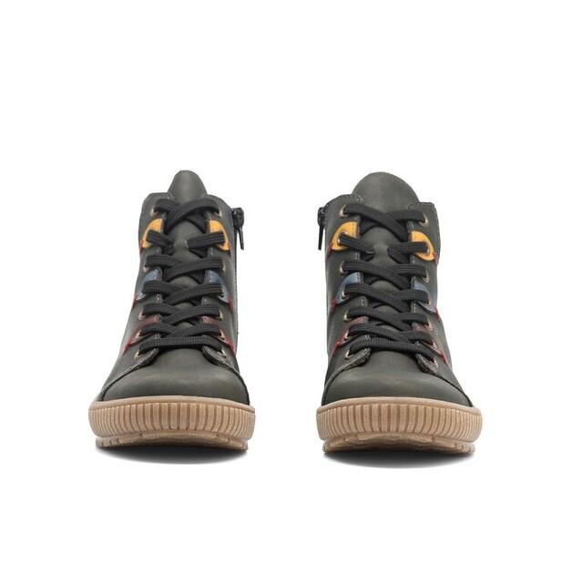 Ботильоны Rieker N0711-54 зелёные