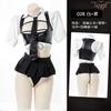 Under The Moon Whispering Sexy Underwear Hollow Female Instructor Uniform Passion Seduction Adult Miniskirt Sex Products Game Outfit
