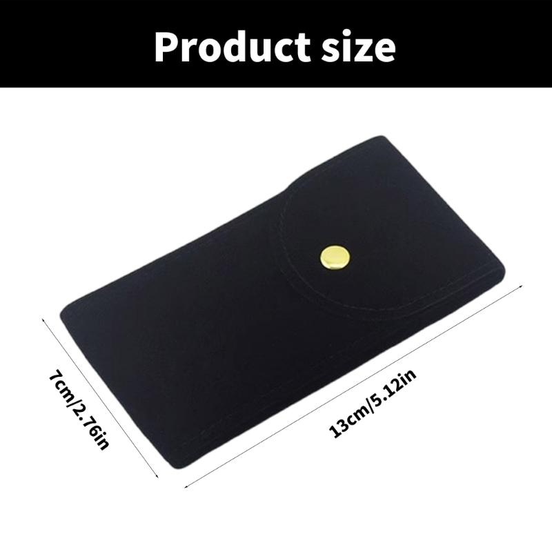 Watch Travel Case Velvets Pouch Watch Storage Bag Handmade Watch Pouch Plush Texture for Storaging Watch and Jewelry