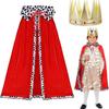 Multicolor Parent-Child Costume Cloak for Halloween, Christmas, and Parties