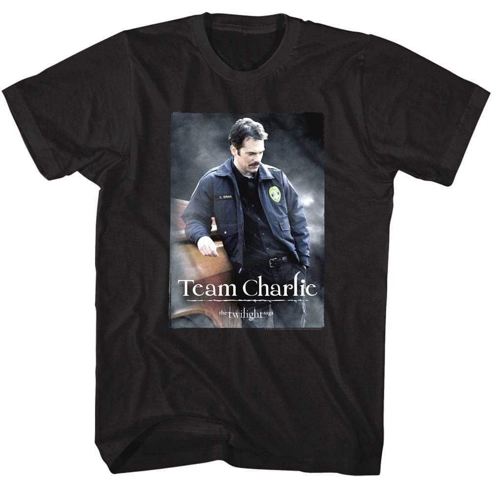 Twilight Team Charlie Swan Men s T Shirt S