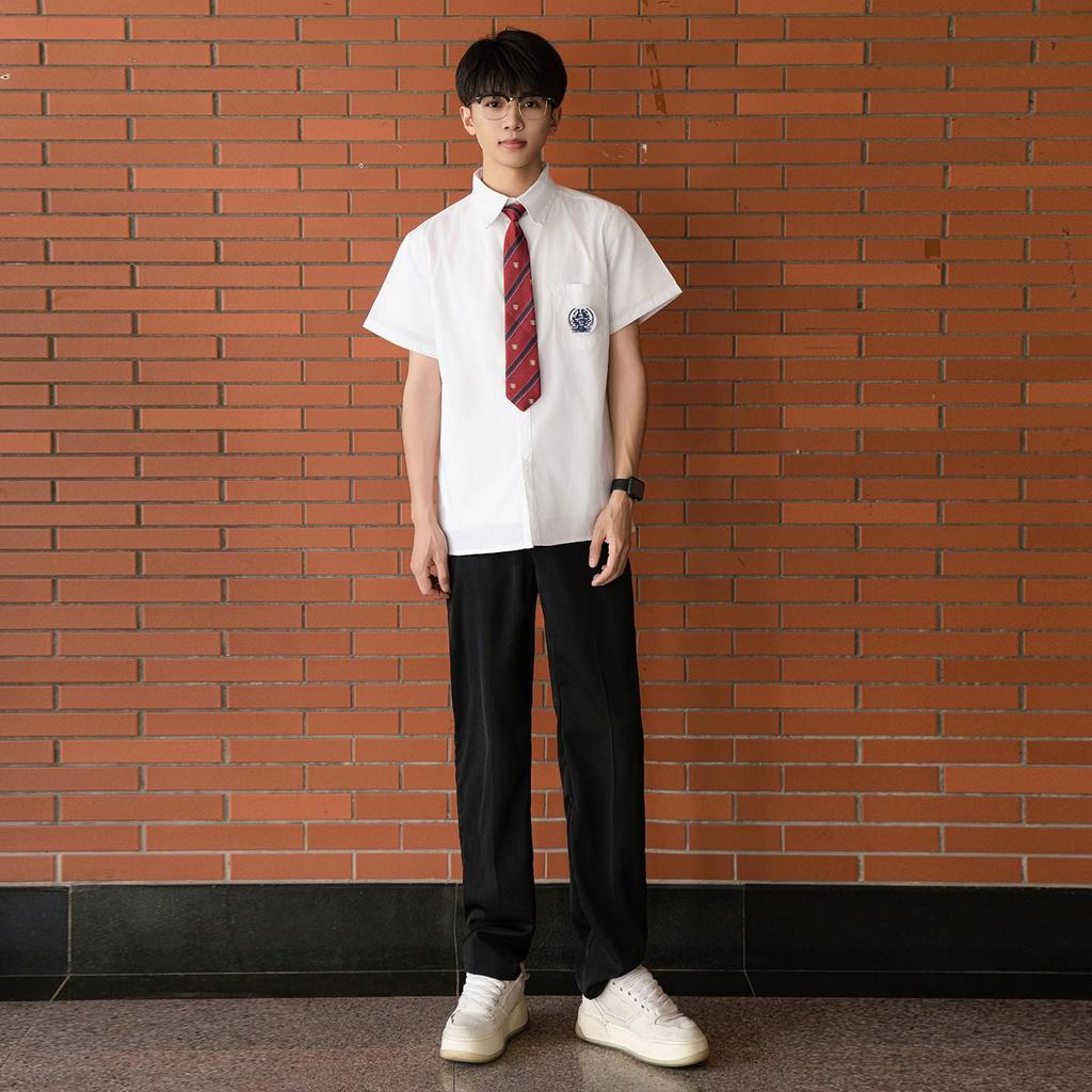 Red Academy-Style Choir & Graduation Uniform Set for Middle & High School Students