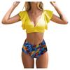 Women High Waist Bikini Push Up Bikinis Print Swimsuit Female Beachwear Swimwear