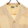 L.L.BEAN Short Sleeve Open Collar Shirt L Pale Orange Outdoors Men's Used