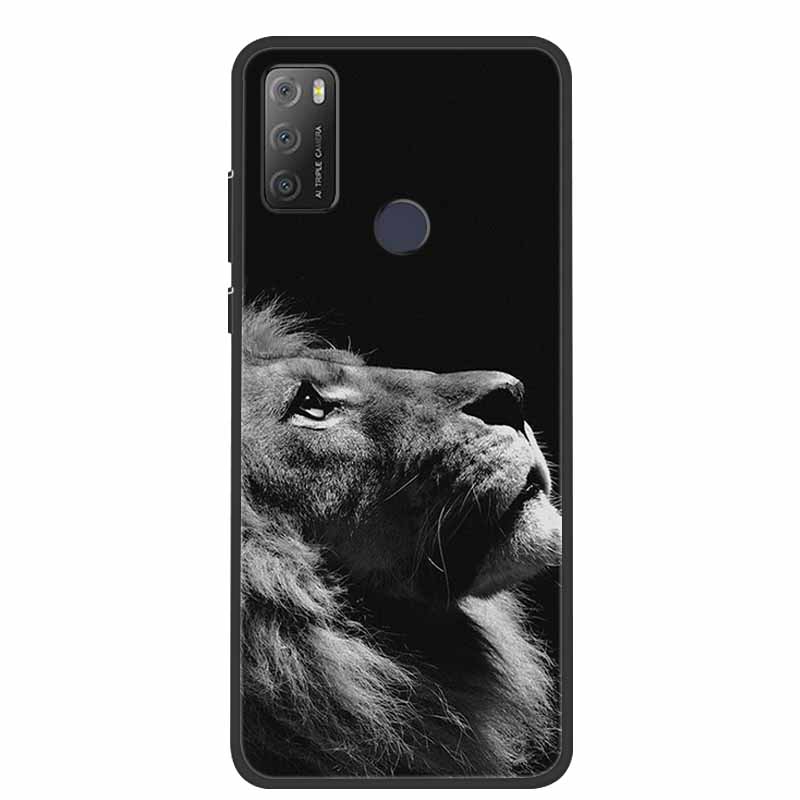 Pro Alcatel 1S 2021 Case Luxusní silikonový TPU měkký kryt na telefon pro Alcatel 1S 2020 Nárazuvzdorný roztomilý TPU nárazník Fundas Coque