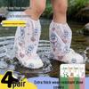 Youao Disposable Thickened Children's Printed Rain Shoe Covers
