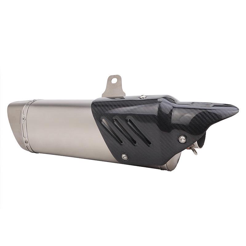 Zhangxue 500RR Modified Exhaust Pipe with Valve - Front and Tail Sections