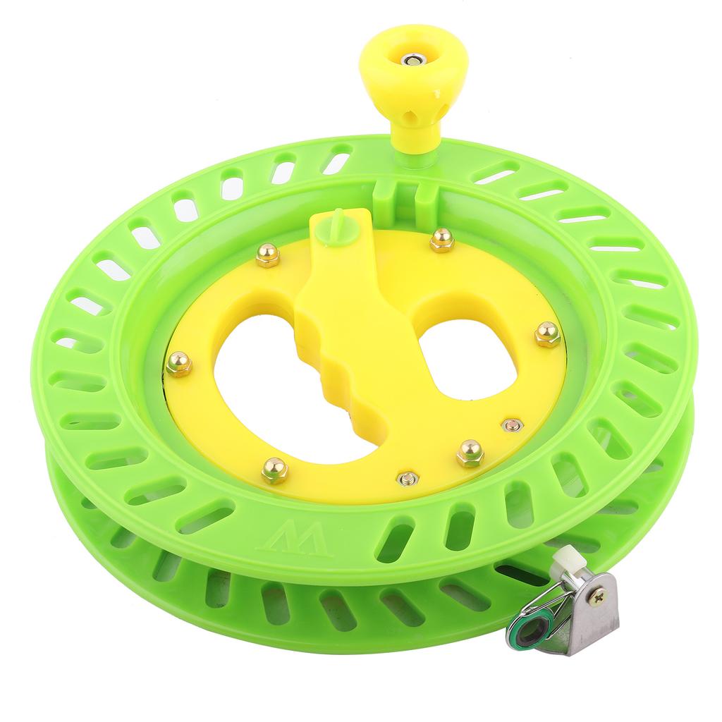 22cm   Plast Fiskelina Hjulhållare Vindare Verktyg Tillbehör(Gul)