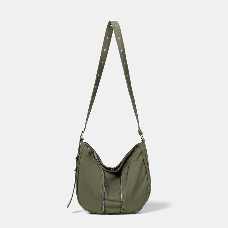 

Crossbody Bag Women S Tide Adjustment Buckle Small Backpack Outdoor Cycling Bag High-Quality Tide Brand Shoulder Bag Cloth Bag Men зелений