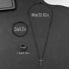 Stylish Womens Fashion Cross Jewelry Set Alloy Necklace, Ring Bracelet 3-Pack