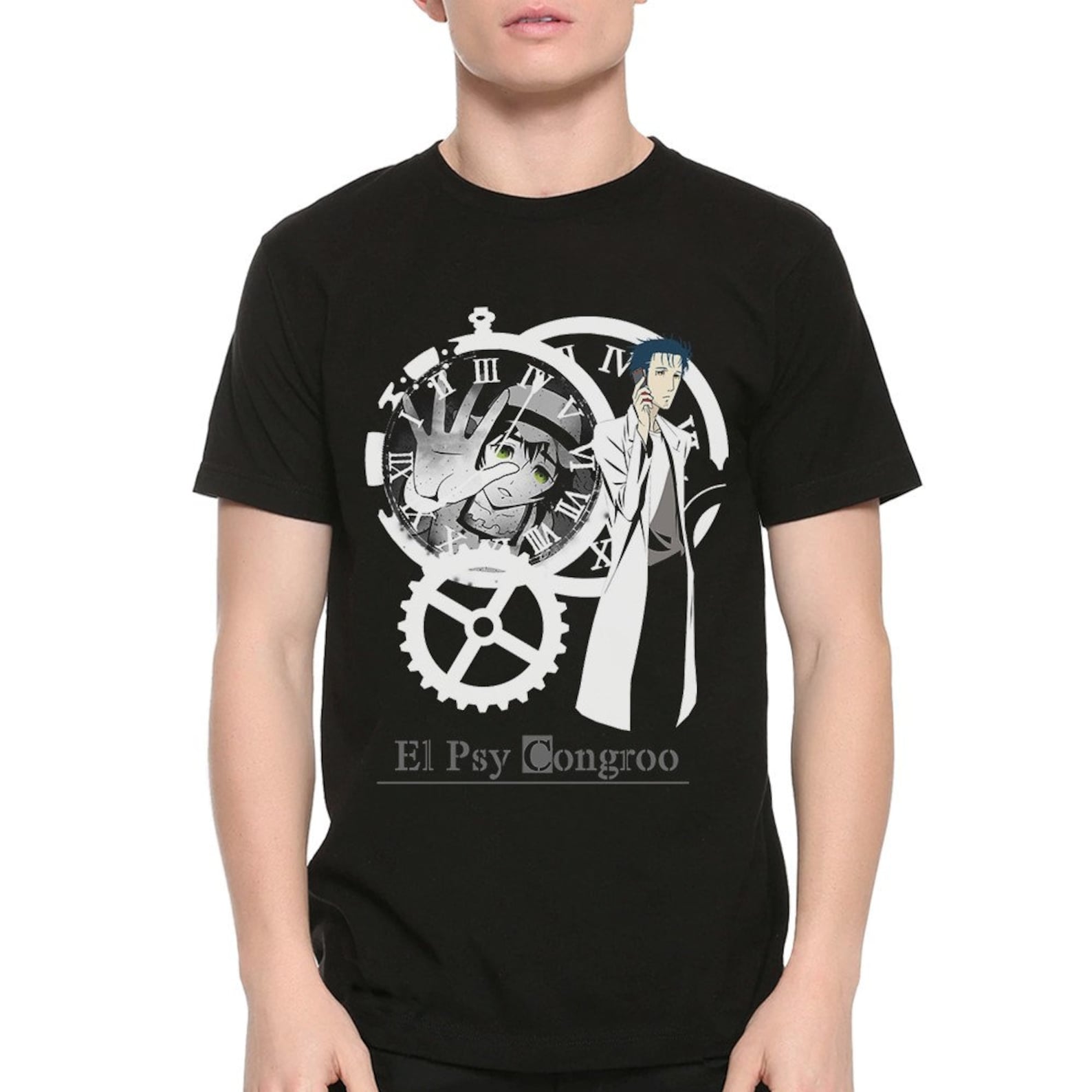 Steins Gate El Psy Congroo T-Shirt, Men s Women s Sizes (met-250) 4XL