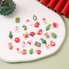 DIY Christmas Resin Patch Set: Santa, Tree, Snowman, Reindeer, Socks, Bells, Gloves Accessories