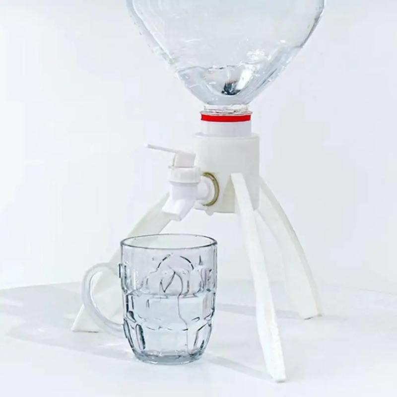 Simple Water Dispenser Drink Dispenser with Faucet Mineral Water Bottle Faucet Tap Home Kitchen Office Camping Water Dispenser