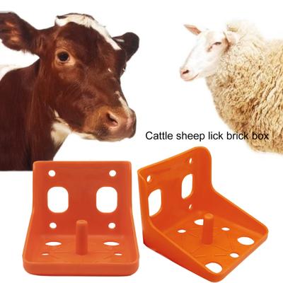 Salt Brick Box Tough Bite Resistant Save Space Cattle Sheep Horse Lick Brick Container
