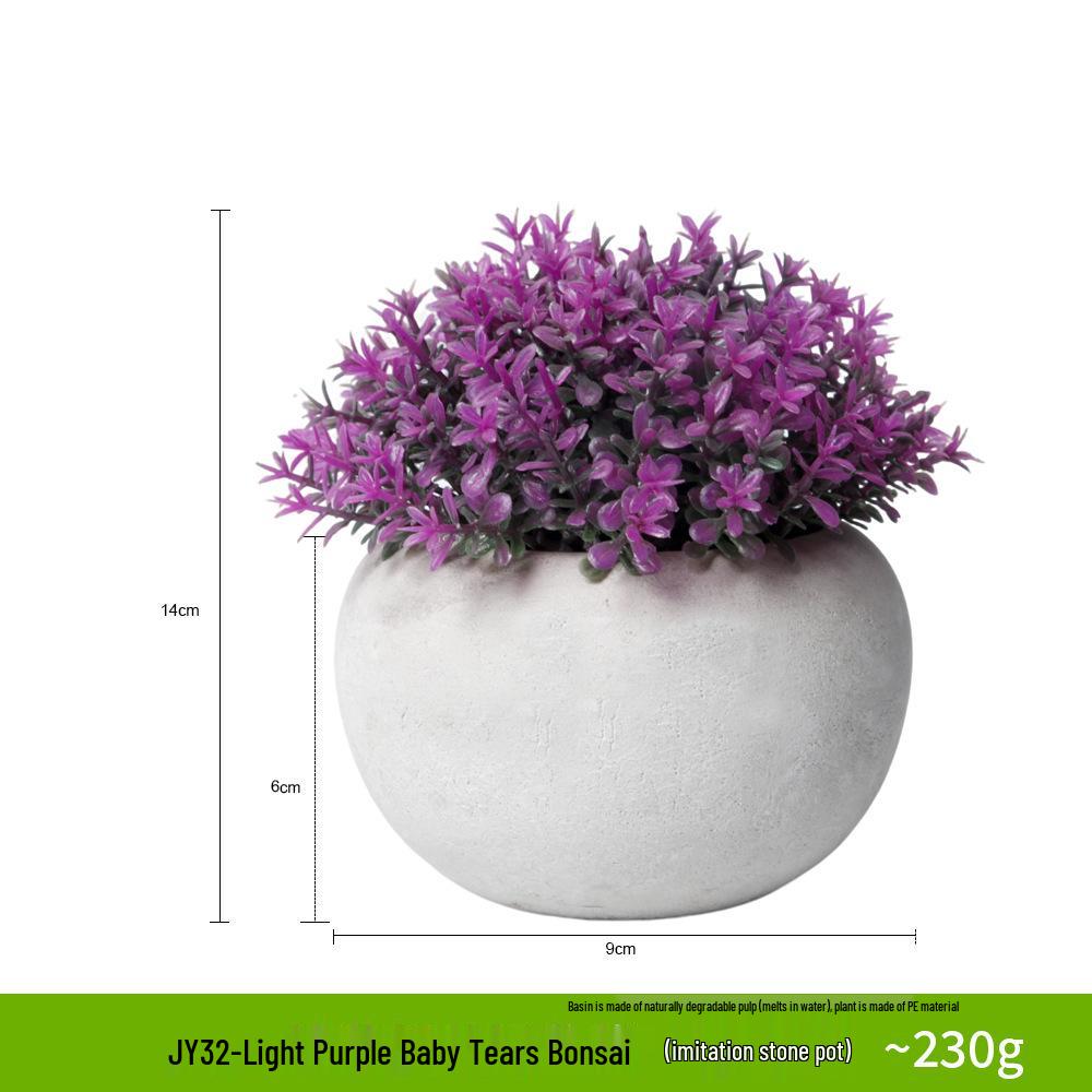 Artificial Baby's Breath Potted Flower for Wedding and Bedside Decor