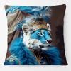Animals Portrait Poster Pillowcase European Fashion Leopard Royal Lion Zebra Living Room Cushion Cover Square Home Decoration