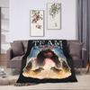 The Twilight Saga Jacob Wolf Pack Girls Muscle Blanket Fleece Portable Warm Throw Blanket for Sofa Outdoor Plush Thin Quilt