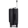 Computer Front 8 Silent YKK Business Carry Suitcase NF001 [New Face] [Kobe Liberal] Carry-on Suitcase, Compatible, Opening, Wheels, Zipper, (black