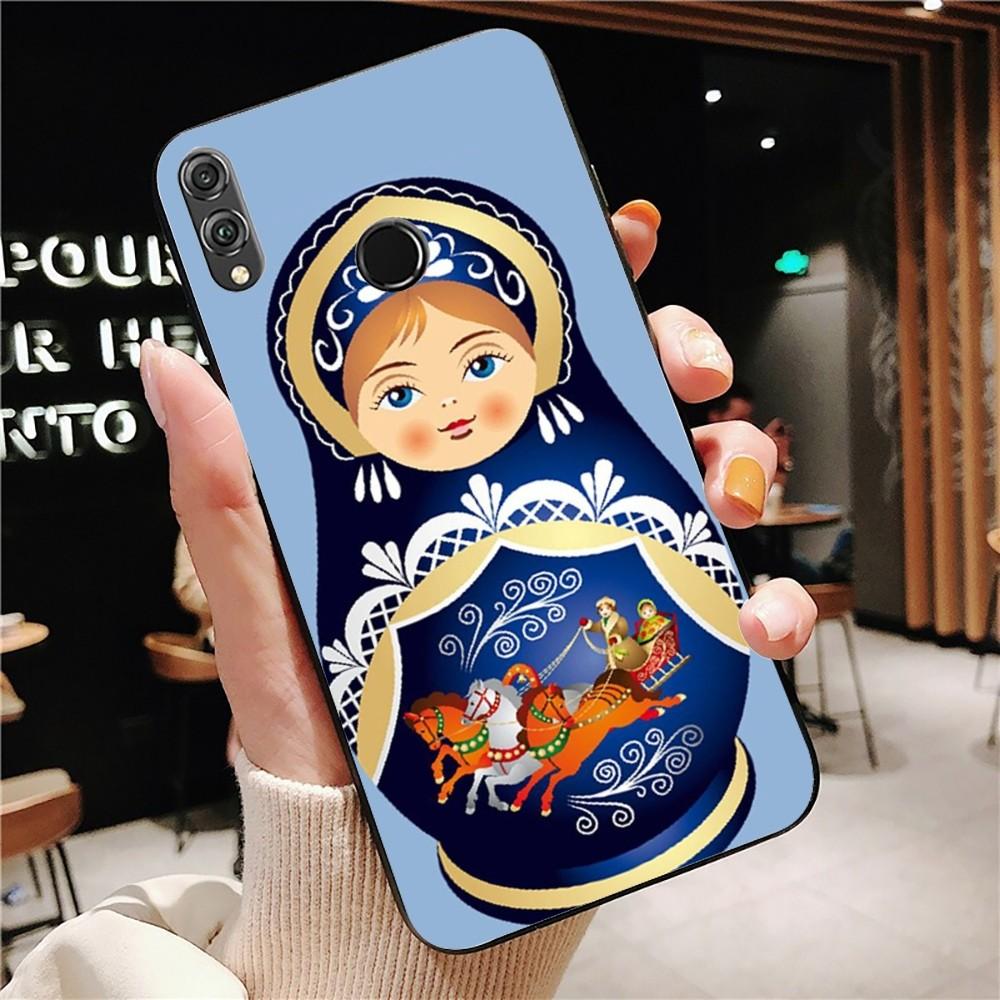 Russian Dolls Matryoshka Cute Phone Case For Huawei Honor 10 Lite 9 20 7A 9X 30 50 60 70 Pro Plus Soft Silicone Cover