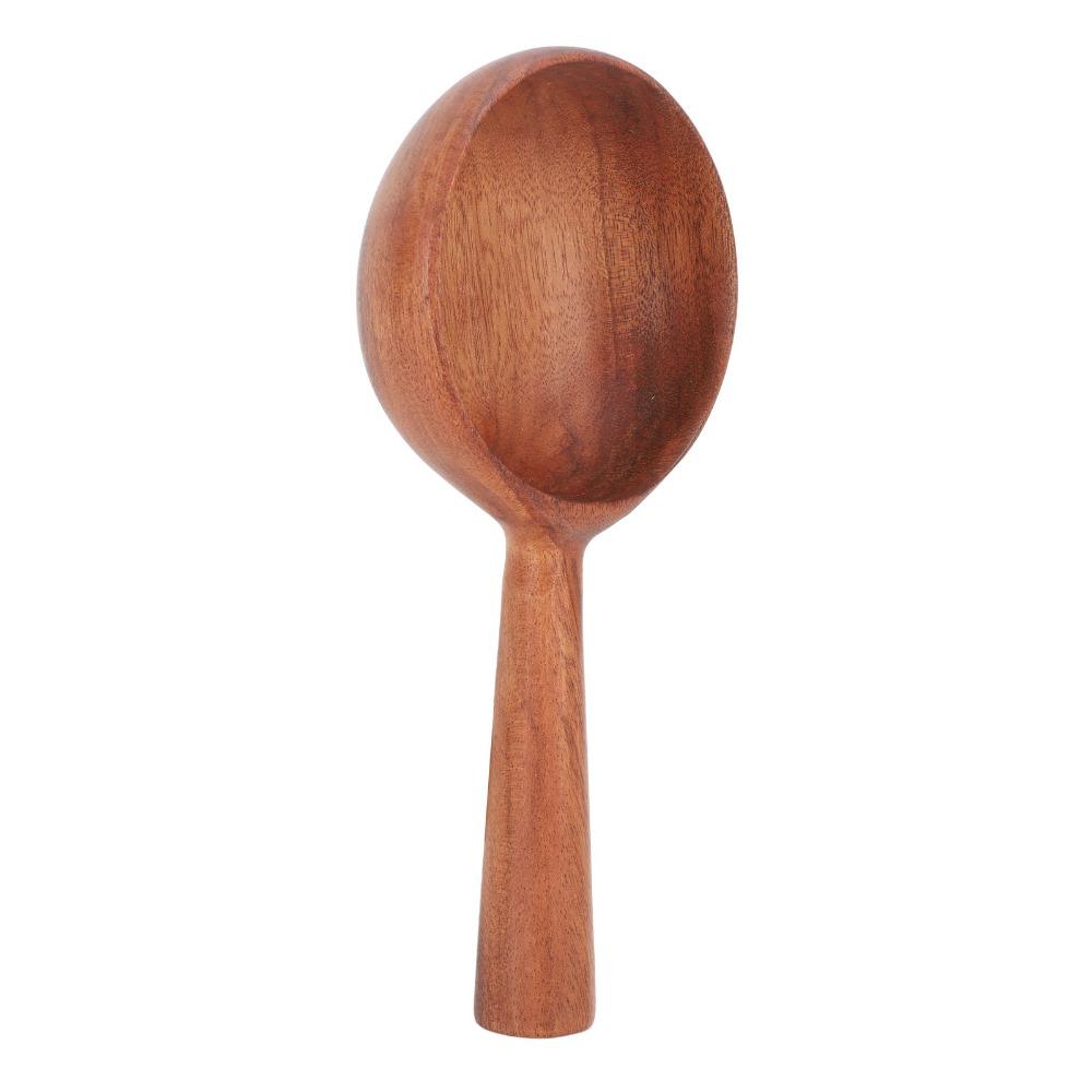 Solid Wood Wooden Ladle Multifunctional Wooden Serving Spoon Tablespoon Wooden Water Ladle  Cooking