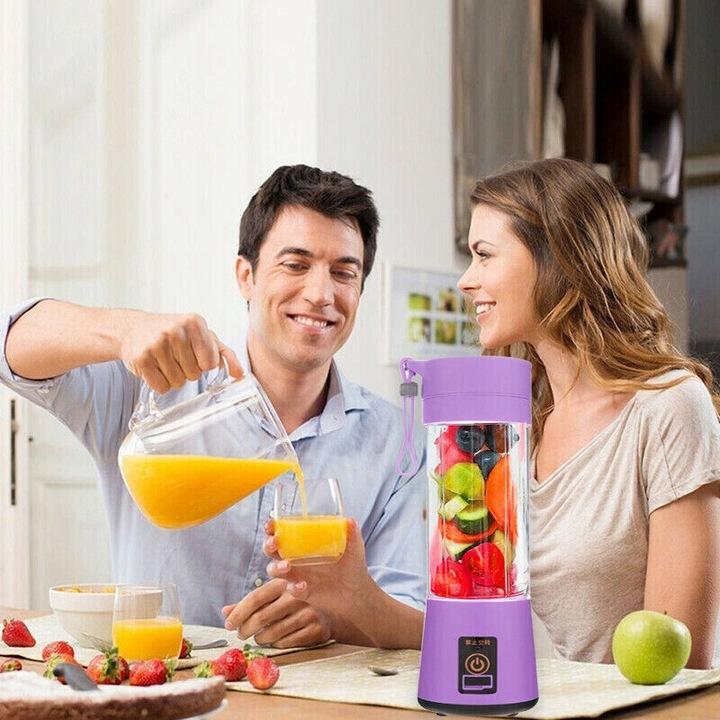 Przenośny Blender, Elektryczny Sokowirówka Usb, Do Koktajli I Soku, 380 Ml