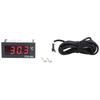 Mini LCD Digital Temperature Panel Meter Thermometer Temperature Indicator 40 Celsius   +110 Celsius