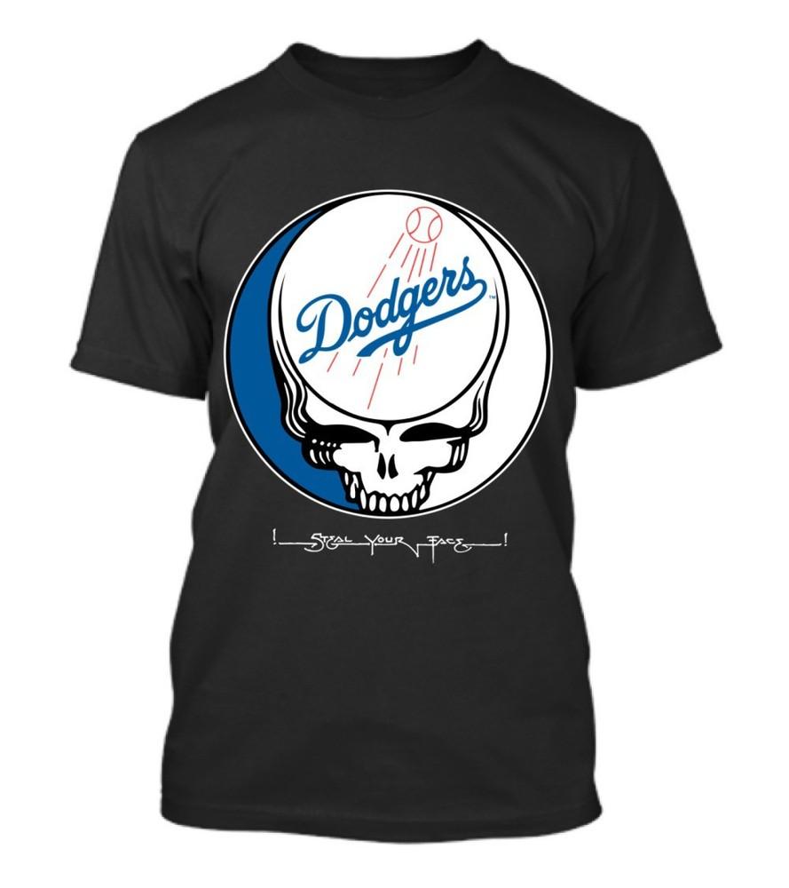 

Steal Your Face Grate*ful Dead - Dodgers T-Shirt Size S-5XL Unisex T-Shirt S