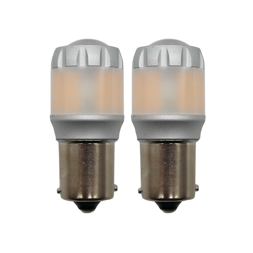 Shingen LED S25 Turn Signal Lamp 680lm 180° Parallel Pin S25 1156 Single Parallel Pin жёлтый