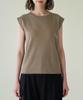 ROPE PICNIC LEVITA Spark Nylon Zero Sleeve Knit Beige Pullover, Women's, GDM54310, (27)