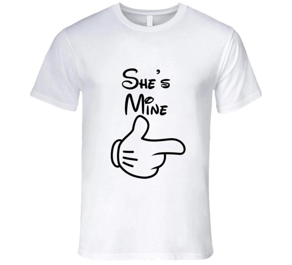 She s Mine Couple s Shirt Husband Boyfriend Wife Girlfriend T Shirt S