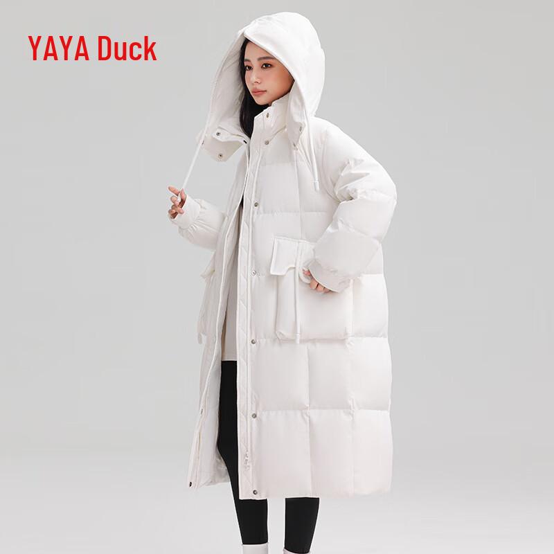 YAYA Women's 2024 Long Hooded Down Parka