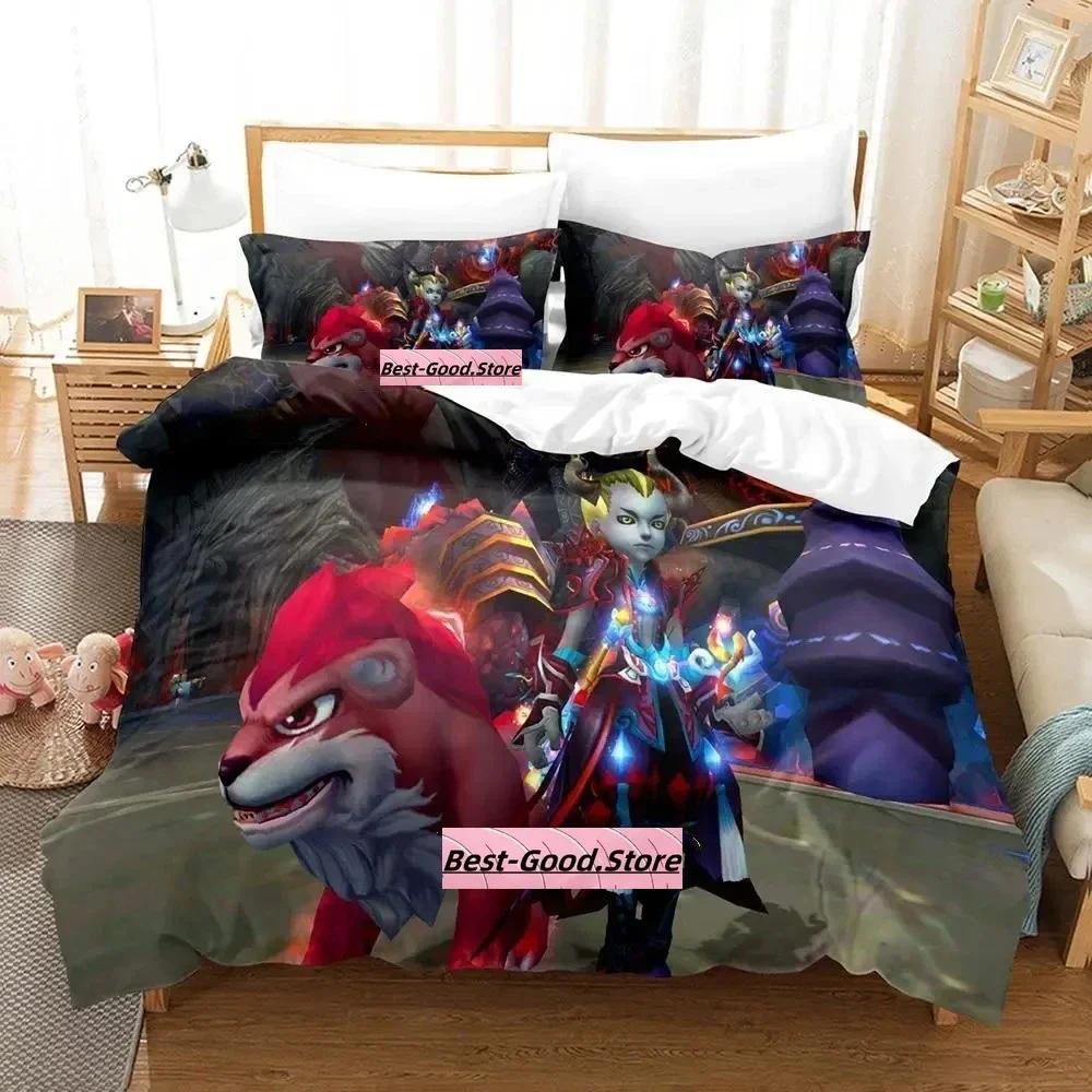 

Ether saga Beding Set Single Twin Ful Quen King-Sized Dimensionsd Dimensions Bed Linen Set Adult People Kid Bedrom Duvetcover Sets Anime parure de lit 135*200cm Eu-Single