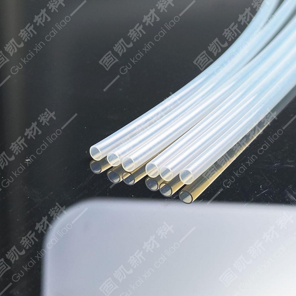 High Temperature & Corrosion Resistant PTFE Teflon Tube: Milky White, Soft, Pressure-Resistant Hose Sleeve.