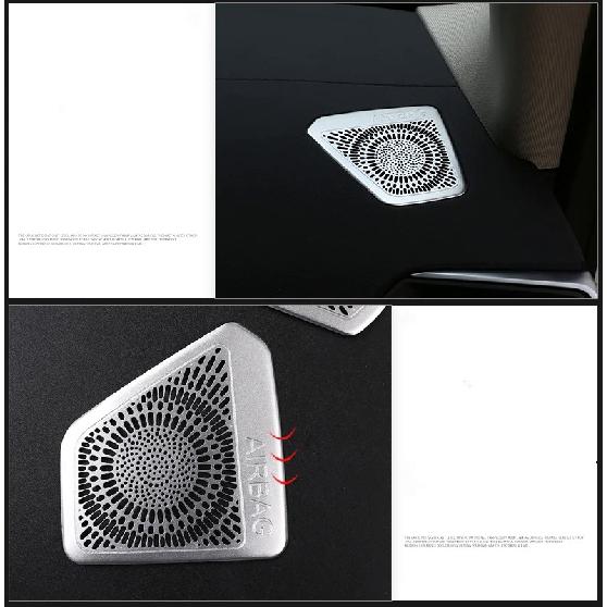 Metal For BMW 3 series G20 G28 -21 Accessories Car Dashboard Horn A Column Loudspeaker Decoration Cover Trim car-styling LHD